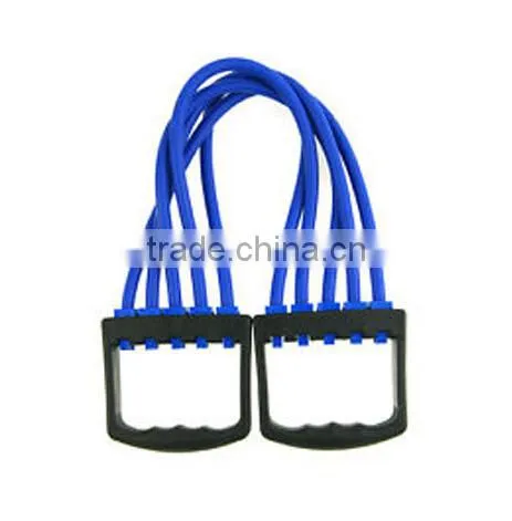 Chest Arm Resistance Tubing Band Strength Pull Exercise Toning Muscle Stretching photo-2