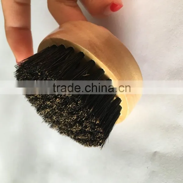 Custom Special Handy Round Wooden Wire Brush photo-3
