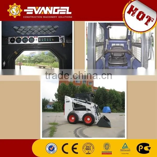 Wecan Mini Skid Steer Loader WT650D With Closed Cab photo-4