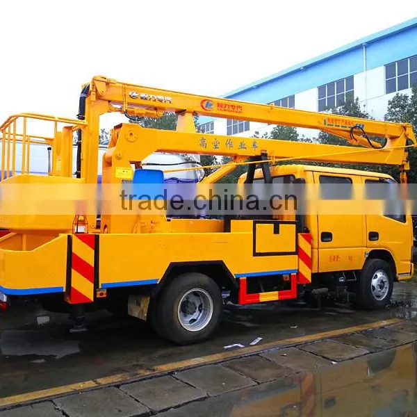 DFAC Hubei 14m Hydrauli Aerial Cage photo-3
