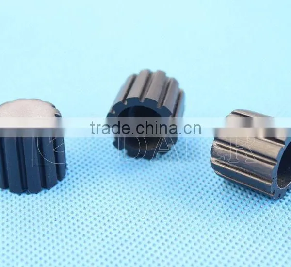 Daier KN-034 Black 18 Teeth 6mm Potentiometer Knurled Plastic Knob photo-2