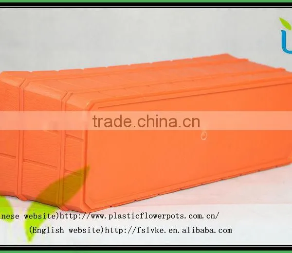 Hot Sale Colourful Rectangular Planter Plastic Flower Pots photo-3