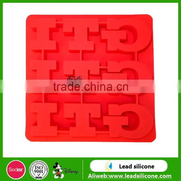 Existing Molud New Arriva Word Shape Silicone Ice Cube Tray photo-2