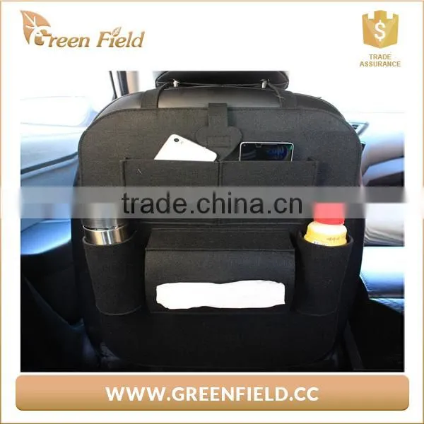 China Car Accessories Felt Seat Back Storage Bag Multi-function Some Pockets photo-2