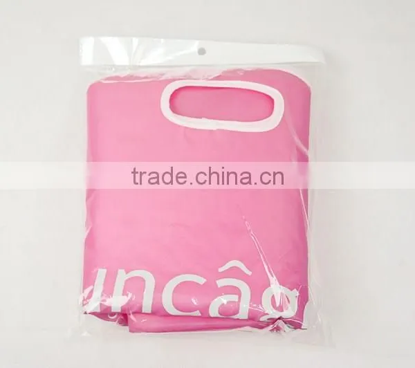 Cylinder Vertical Pearl Cotton Laundry Basket, Laundry Bucket photo-6