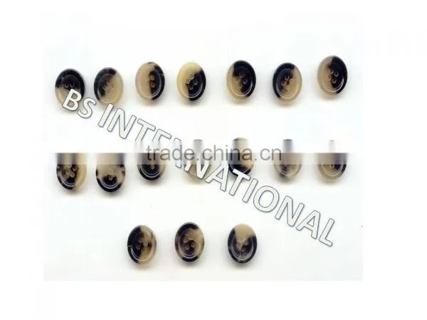 Buffalo/Ox Horn Button Blanks photo-3