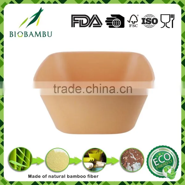 Eco Friendly Wholesale Bamboo Fiber Salad Bowl Colorful Dinnerware Sets photo-5