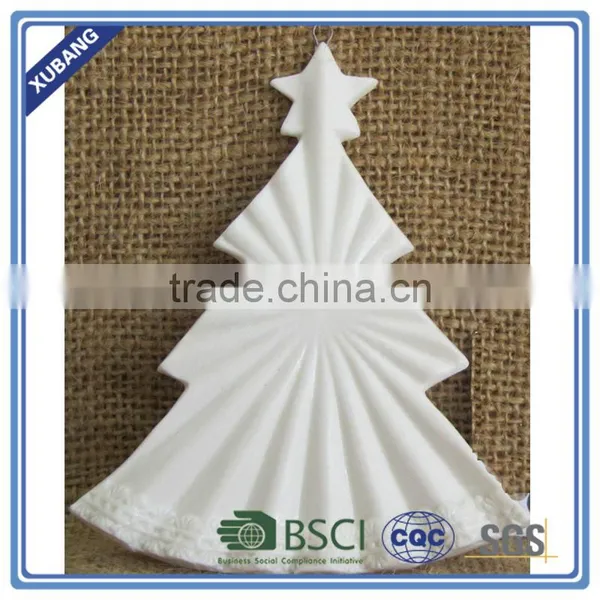 Ceramic White Snowflake Adornment Christmas Ornament photo-6