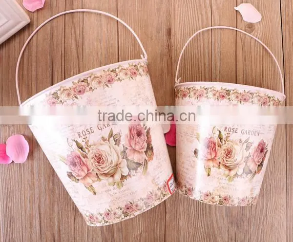 Hanging Planter Metal Wall Flower Pot Holder Home Wall Mounted Flower Pot photo-3