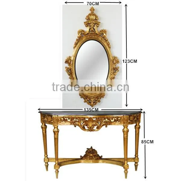 Living Room Furniture Hand Carved Console Table For Interior Decor photo-2
