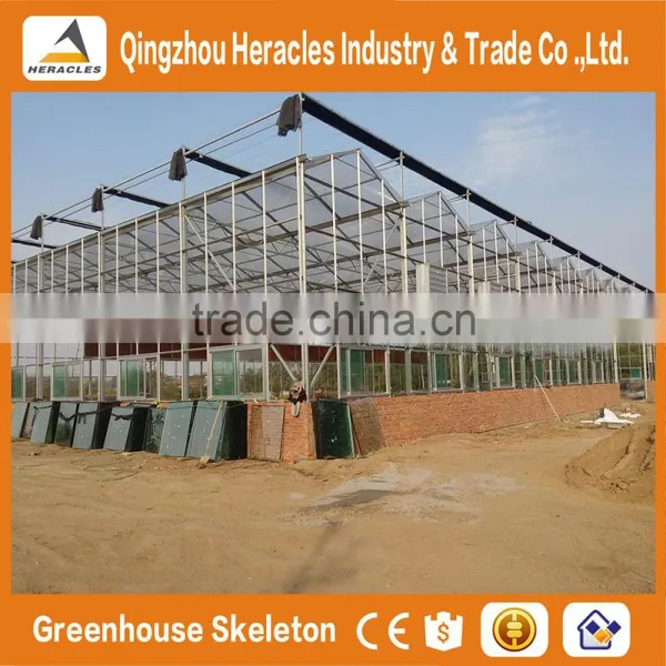 Heracles Trade Assurance Greenhouse Equipment- Greenhouse Glass Panels for Vegetables photo-3
