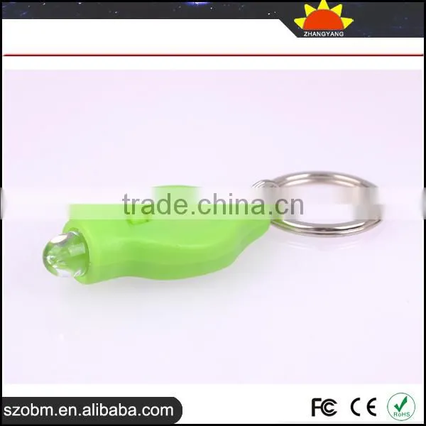 Plastic 40000mcd Mini LED Flashlight Keychain For Souvenirs And Gifts photo-5