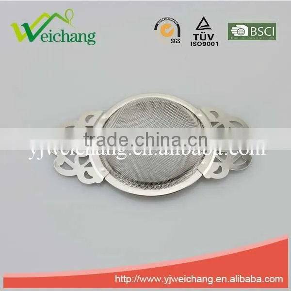 WCA292 Tea Strainer Steeper Infuser Extra-fine Mesh With Tray Flower Shape Best for Infusing photo-3