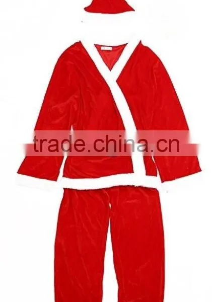 Wholesale Men and Woman Outdoor Sitting Dancing Blank Christmas Santa Claus Costume Clothing Apparel Manufactring Factory Online photo-2