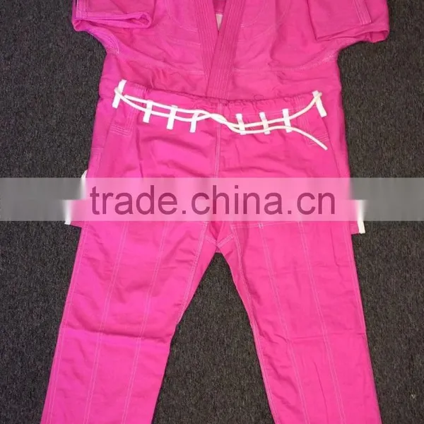 Pink Brazilian Jiu Jitsu Uniform / Pink BJJ Gi's Kimono / BJJ Gi Kimono Pink photo-2