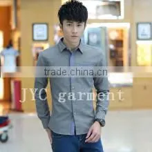 Stylish Regular Fit Long Sleeve Dress Shirt Modern Mens Shirts photo-6