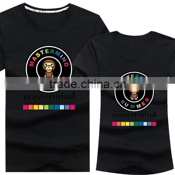 Top Fashion Bule Korean Cute Printed T-Shirt photo-6