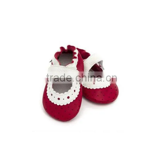 New Arrival 2017 Hole Leather Cute Kids Dress Shoes photo-3