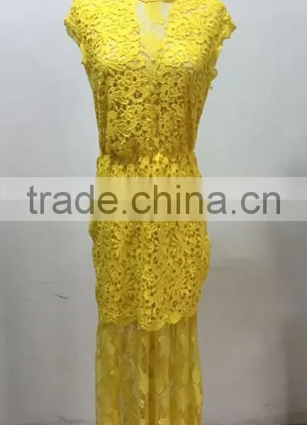 Fast Delivery Elegant Sleeveless Beaded Women Party Wear Long Evening Dress photo-3