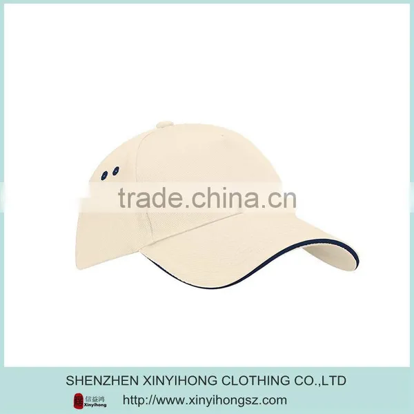 100% Cotton Fabric Perforated Panels Golf Sports Caps With Embroidered Logo photo-3