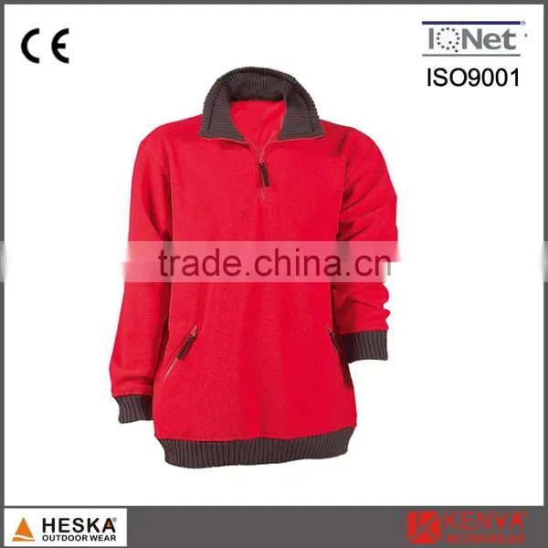 Industrial Rib Collar 1/4zipper Mens Thick Warm Jacket photo-3