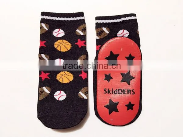 Cartoon Tube Baby Floor Shoes Newborn Anti Slip Kids Rubber Soles Baby Socks photo-3