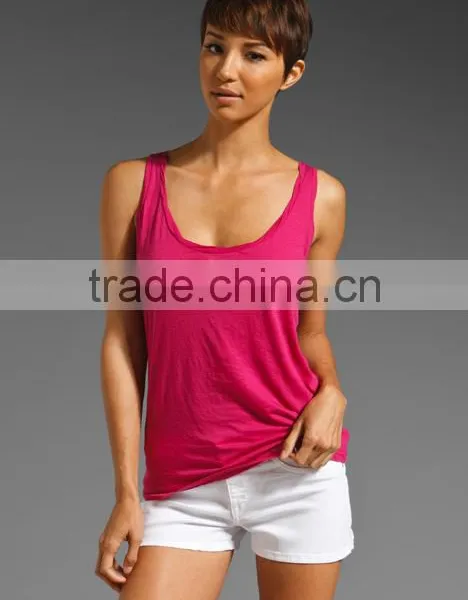 Round Neck Underwear Lingerie Tank Top