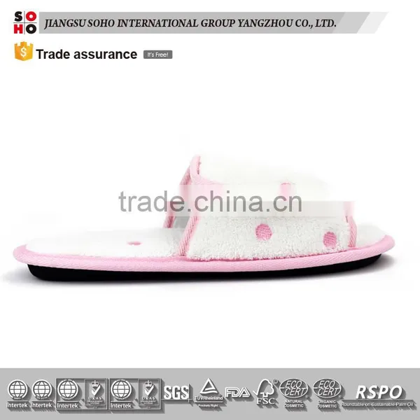 2017 Cheap Hotel Slipper Velvet Wholesale Home Use Guest Hotel Slipper photo-2