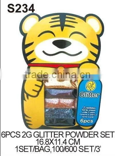 6 PCS 2G GLITTER POWDER photo-5