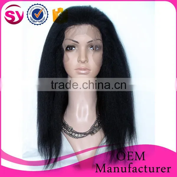 Dyeable 8-24 Inches Indian Human Hair Full Lace Wigs for Black Women photo-5