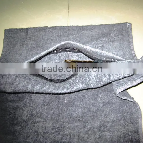100% Cotton Zipper Pocket Gym Towels photo-2