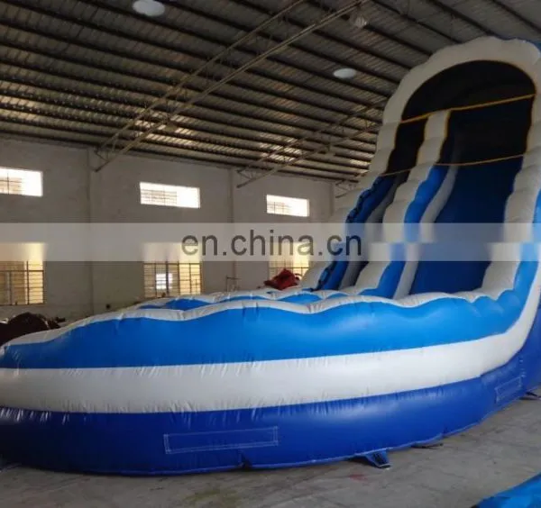 Curve Inflatable Water Slide With Pool photo-3