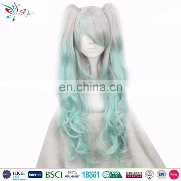 Styler Brand Sexy Beauty Full Face Curly Hair Wig Cheap Ladies Synthetic Cosplay Wigs photo-6