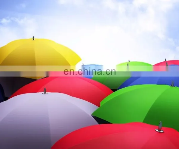 16 Colors Promotional Strigaht Rainbow Umbrella photo-5