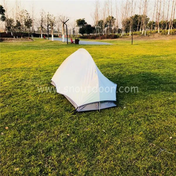 1 Man Tent ZP015 White Backpacking Double Layer Aluminium Tents photo-5