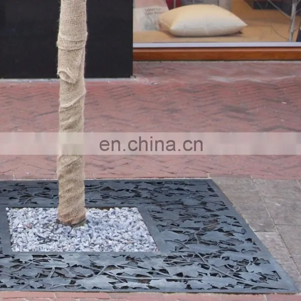 Square Corten Tree Grids/grille photo-6