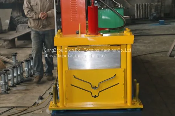 Roof Ridge Cap Tile Roll Forming Machine With Two Profie Equipment photo-3
