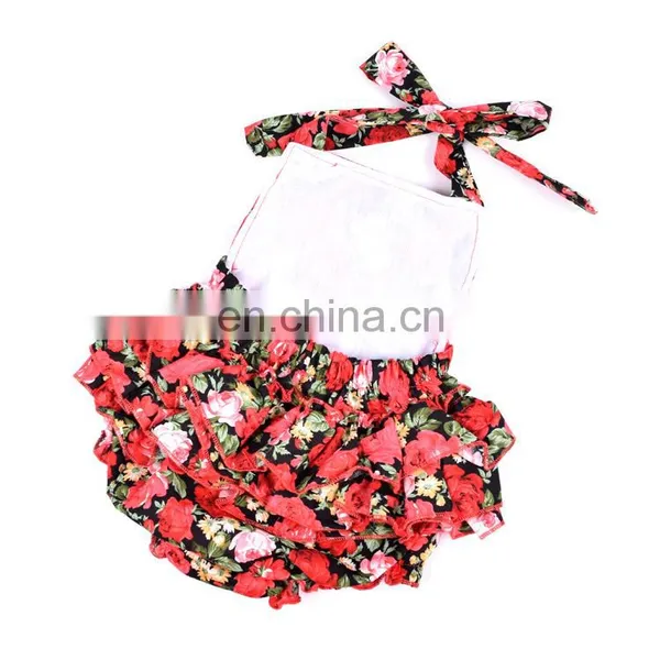 Wholesale Girl Floral Clothes Baby Kid Romper photo-6