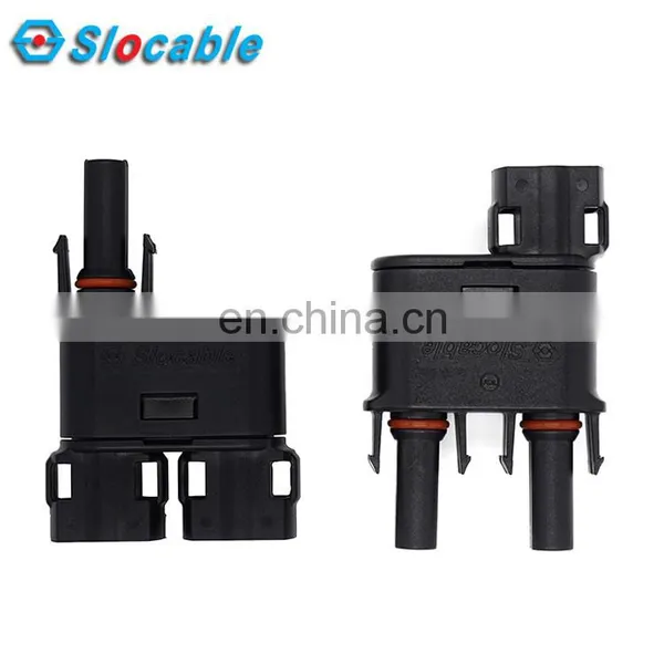 IP68 Adaptor Male Female 2-1 Y-Branch Connector for Solar Cable photo-4