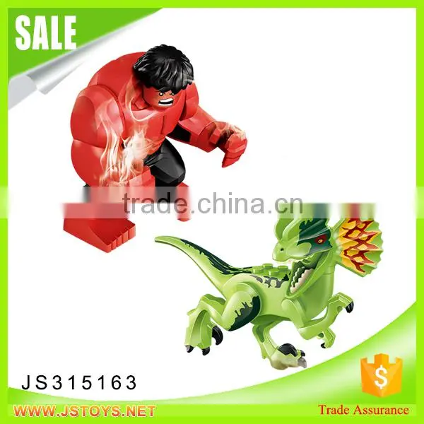 JSTOYS Heroes and Dinosaurs Plastic Bricks Toy for Wholesale photo-4