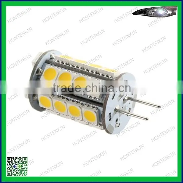 Bi-pin G4 Tower Type 30 LEDs SMD 5050 LED Bulbs Warm White 12V DC photo-5