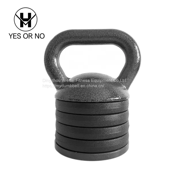 Wholesale Adjustable Kettlebell With Plates Free Weight Adjustment Kettlebell