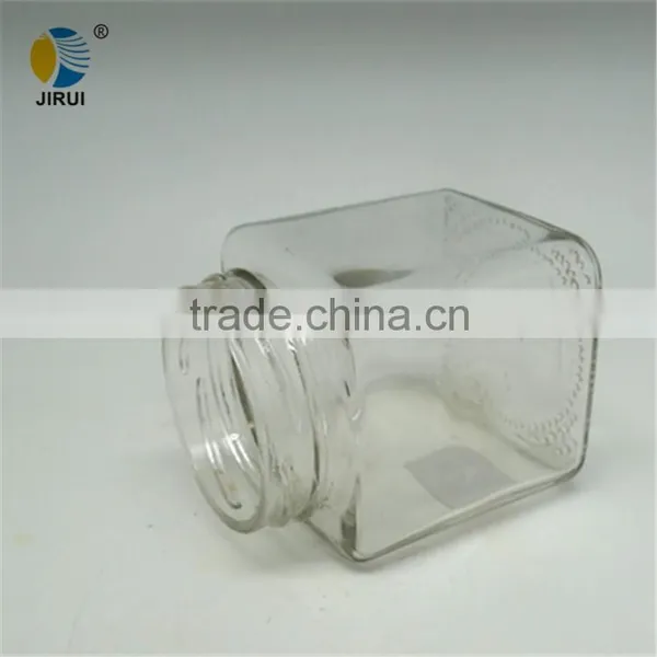 280ml Square Glass Food Jar With Tinplate Lid photo-6