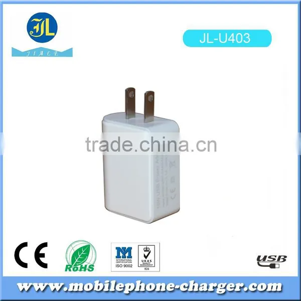New Product Usb Power Adapter Mobile Phone Chargers Dual Usb Wall Charger Made in China