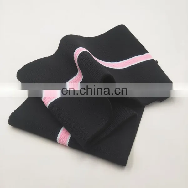1*1 2*1 Knitted Stripe Ribbed for Brand Cuff Ribbing 100 Polyester Rib Knit photo-4