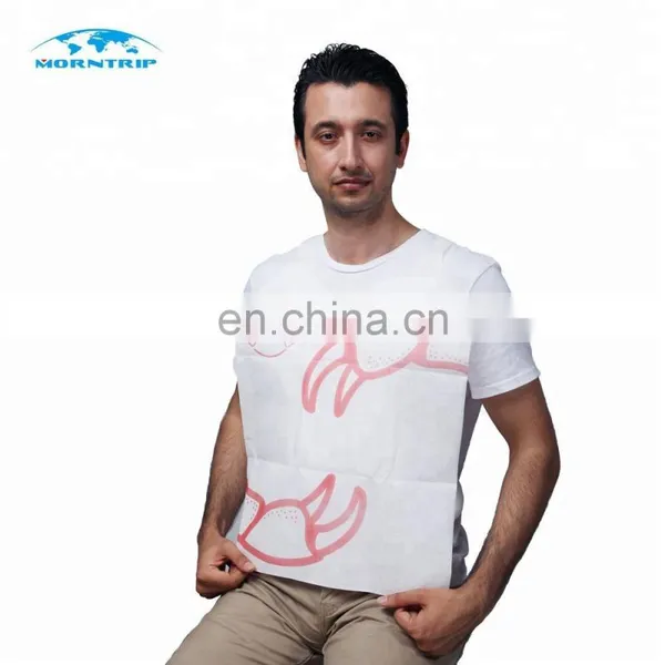 Adult Children Custom Printed Lobster Crab Disposable Plastic Restaurant Bib photo-2