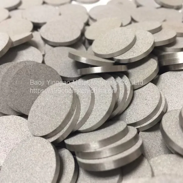 Titanium Powder Sintered Porous Disc Filter photo-2