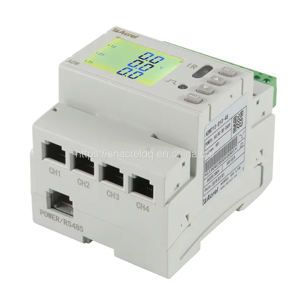 ADW210 RS485 Modbus-RTU Mearsure Up to 4 Circuit 3 Phase Iot Energy Smart Electric Power Meter photo-4