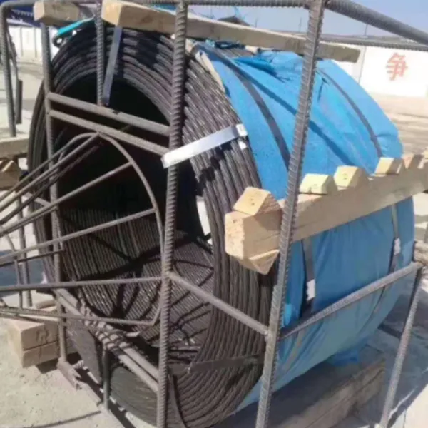 TIANJIN NTS FLOURISH CO., LTD PC STRAND 12.7mm PRESTRESSED STRAND WIRE photo-2