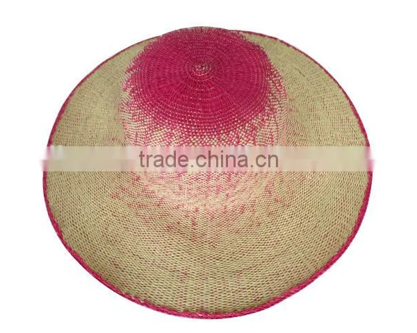 China Hot Sale Ladies Fashion Straw Wholesale Straw Floppy Hats photo-4